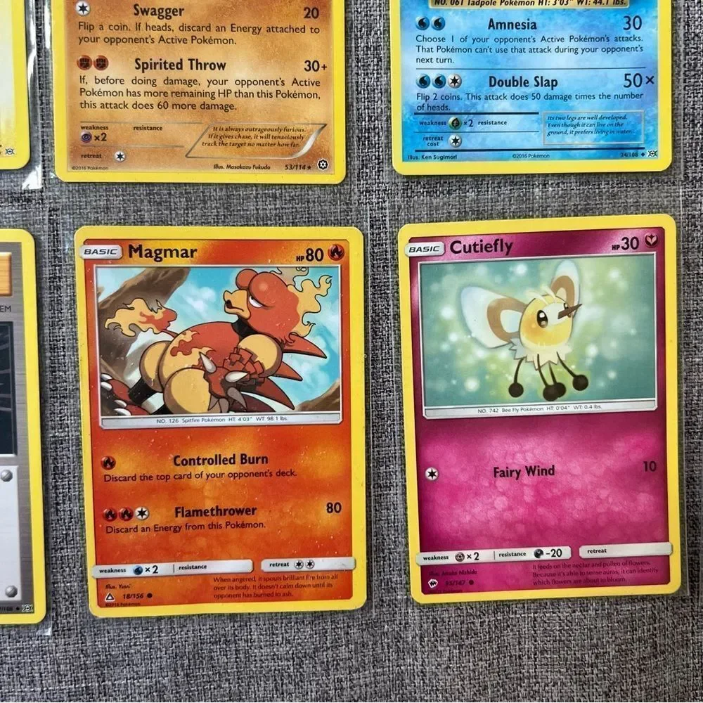 Pokemon Mixed Lot Card Set Bundle of 18 Trading Cards